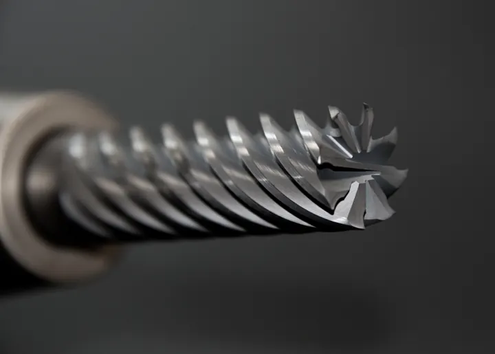 Precision cutting tool in close-up
