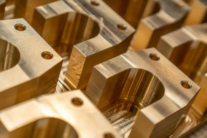 Precision-machined metal components